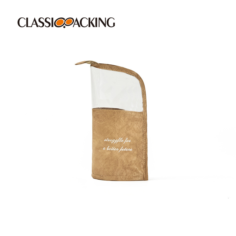 Bolsa de almacenamiento de pinceles de maquillaje simple y de gran capacidad Bolsa de cosméticos impermeable Bolsa de belleza portátil Cepillo de sombra de ojos Bolsa de almacenamiento de lápiz de cejas