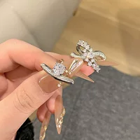 Среднедревнее vintage Серебряное волочильное кольцо с блестками высокого уровня простой стиль