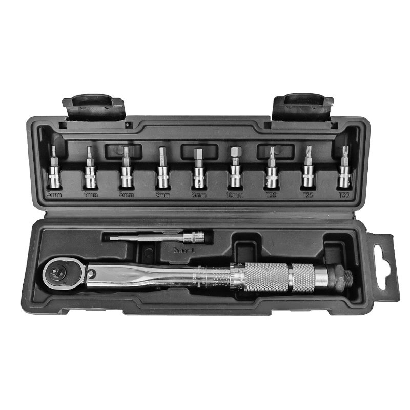 1/4&quot; 快脱自行车扭力扳手11件套机械预制式力矩扭力扳手
