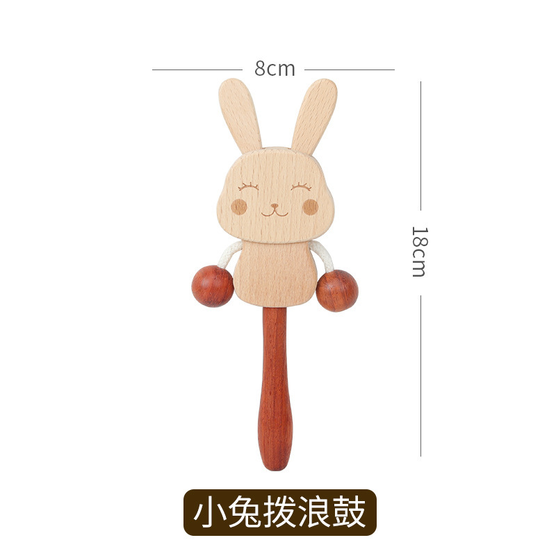 Juguete de educación temprana de rompecabezas de madera de dibujos animados para bebés