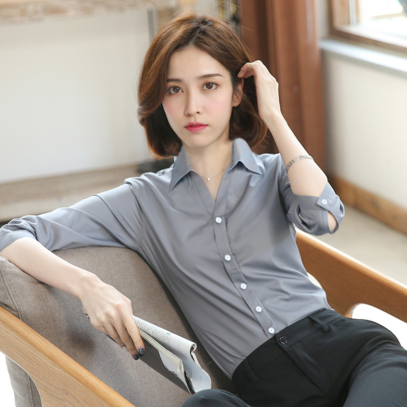 브이넥 그레이 535