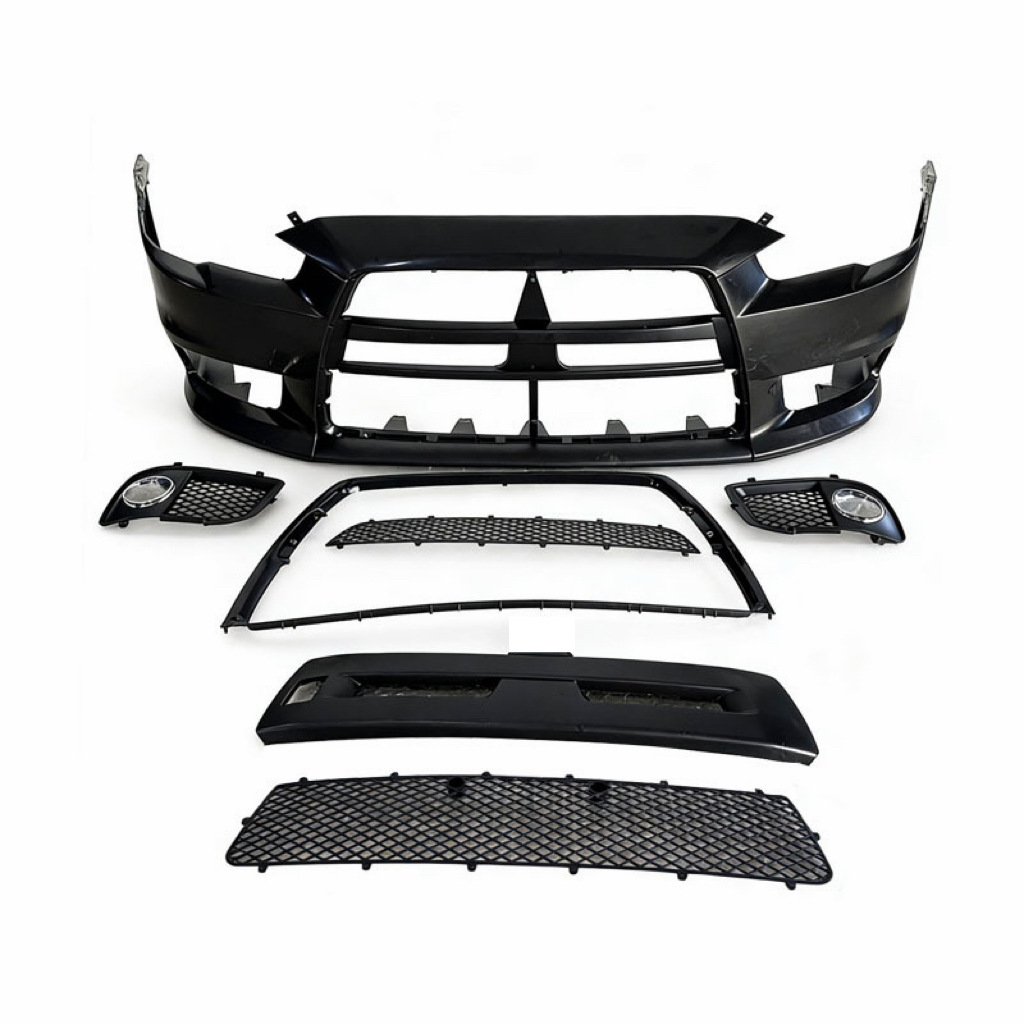 Suitable for Mitsubishi Lancer Evo10 Body Kit E10 Front Bumper Car Modification Exterior Parts Made of Pp Material