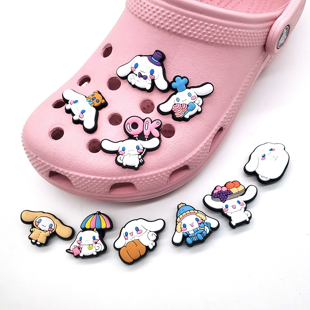Набор из серии Sanrio, анимационная собака Sanrio, обувь Yugui Dog Cave Shoes, обувь Flower Shooting PVC Garden Shoes