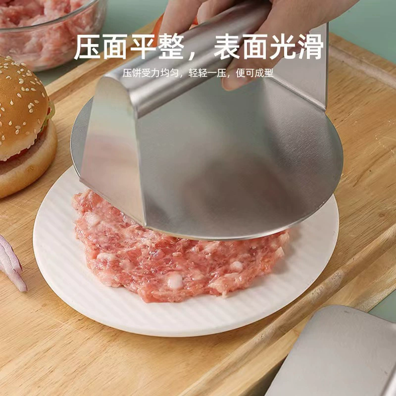 Фабрика оптовая продажа из нержавеющей стали гамбургер прессование из нержавеющей стали труба для торта стейк свиной стейк мясо гамбургер инструмент прессования