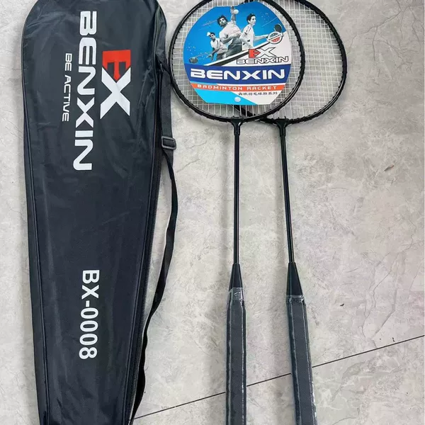 Adult badminton racket, high elasticity, high appearance, ultra-light student badminton racket, double racket suit