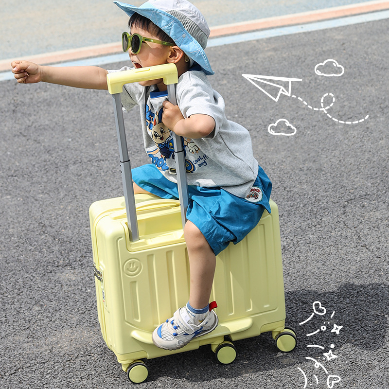 Suitcase for Children, Boy's Trolley Case, Girl's Password Box, Sturdy Suitcase, Durable Seat, Boarding Case Suitcase for Children, Boy's Trolley Case, Girl's Password Box, Sturdy Suitcase, Durable Seat, Boarding Case