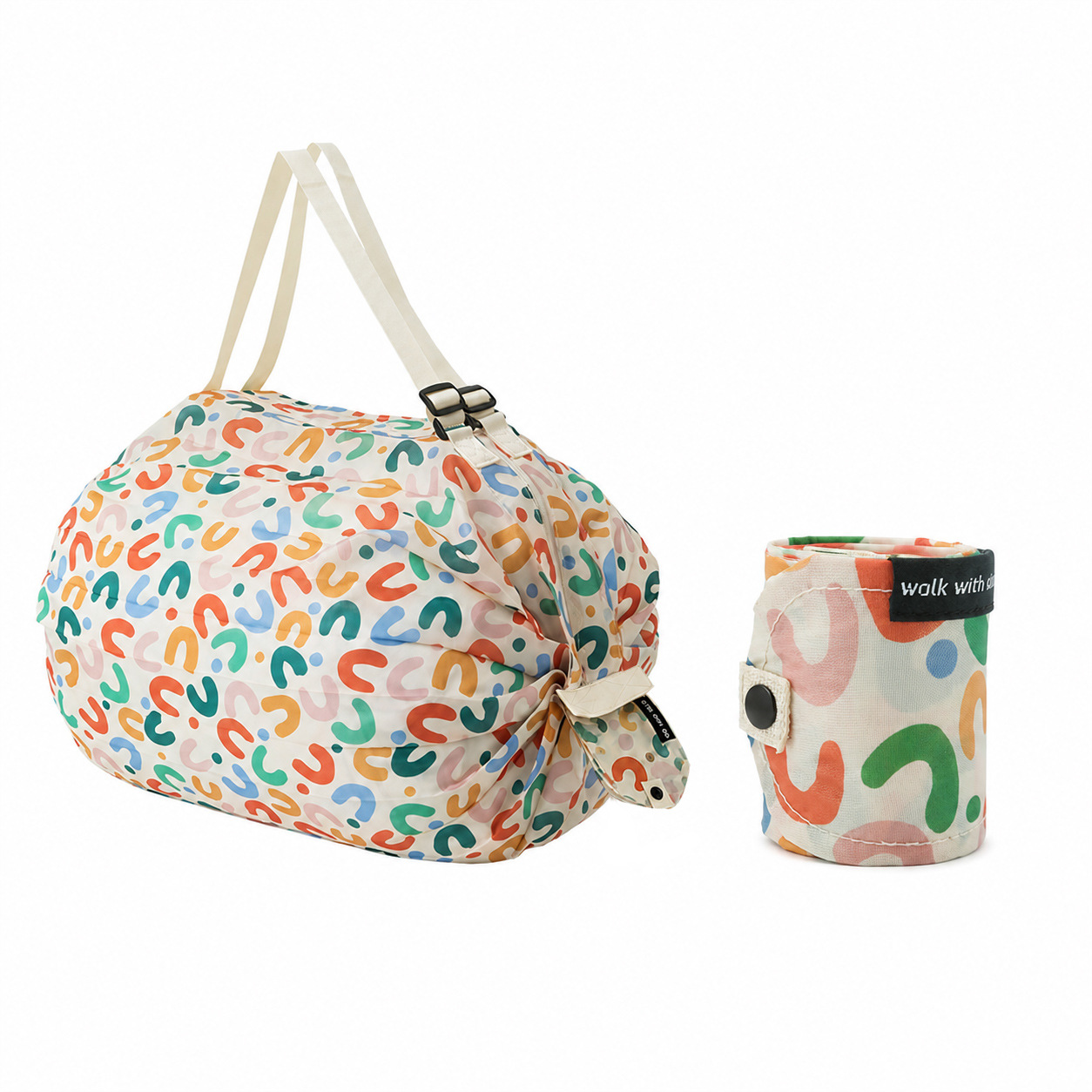Bolso de compras plegable bolsa de viaje portátil engrosada bolsa de compras grande supermercado protección del medio ambiente bolsa de compras al por mayor image 23