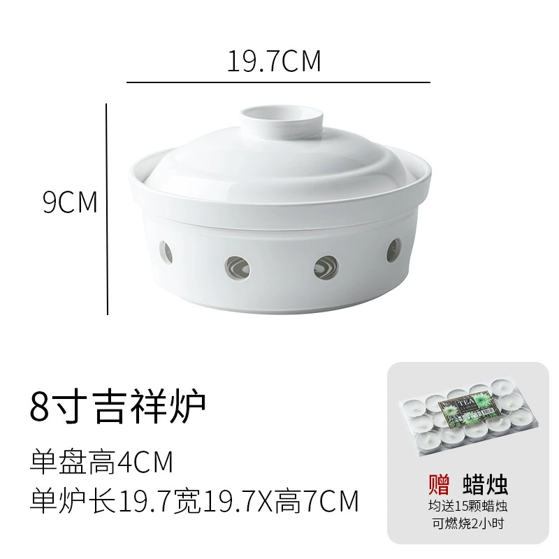 Candle, thermos, ceramic tableware, heat preservation