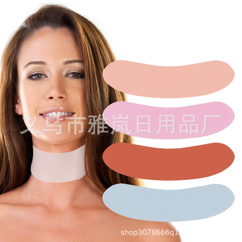 Силиконовая шея наклейки Amazon новый 3D силиконовая пленка против морщин и светлых линий подтягивание кожи фабрики оптовая маска