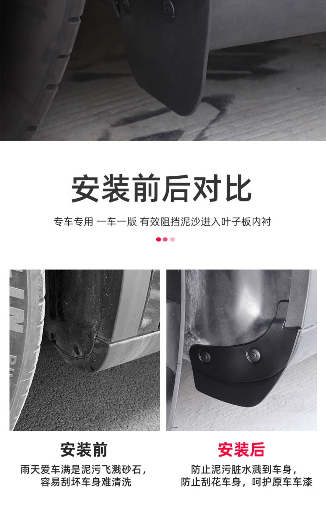 Suitable for Tesla Car Fenders, New Version Modely/3/Yl, No-Drill Wear-Resistant Accessories, Wholesale Modification