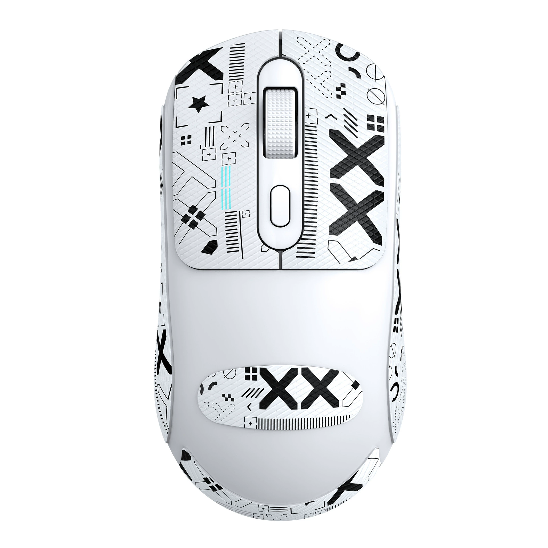 Беспроводная мышь (T-WOLF X8) двухрежимная Bluetooth, противоскользящая стикер‑отделка, Type‑C 500 mAh