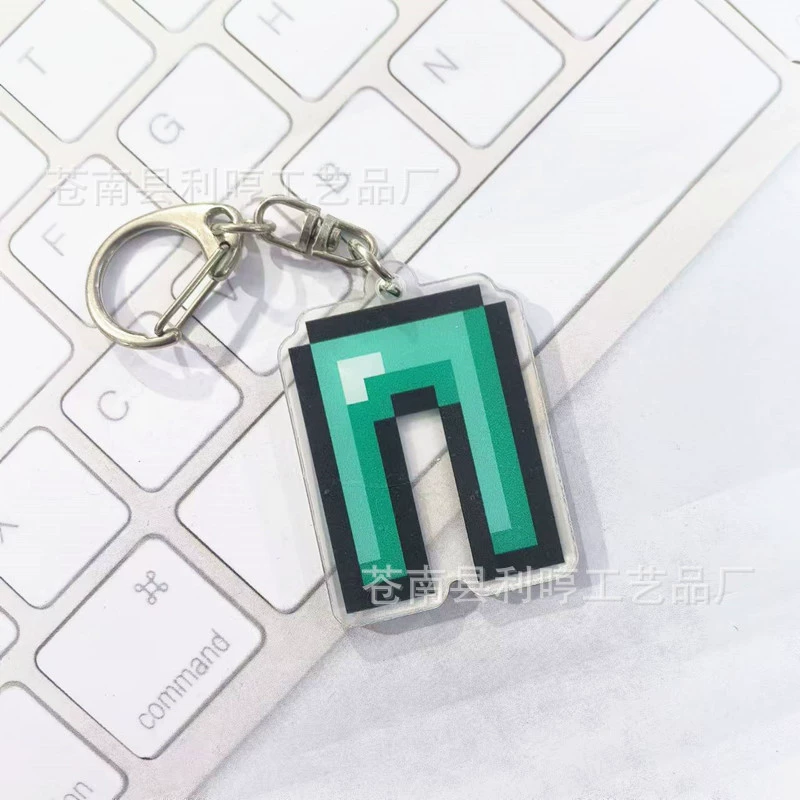 Cartoon acrylic keychain, backpack accessory