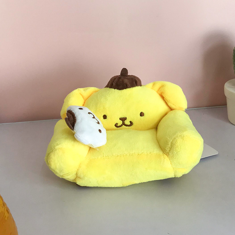 玉桂犬の小さいソファーのぬいぐるみのクロミブディン犬のかわいい人形のメガネフレームの装飾の置物|undefined