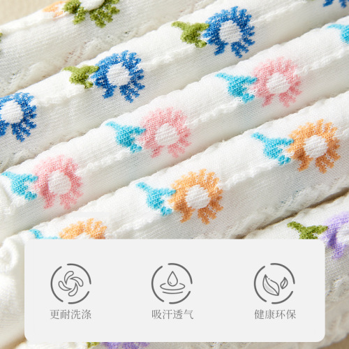 Socks for Women Autumn/Winter Mid-Calf Socks Women Japanese Solid Color Bunchy Socks Long Socks Instagram Trendy Forest System Simple High Calf Socks