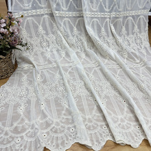 蕾丝镂空绣花面料女装连衣裙  旗袍水溶网纱棉线打孔雪纺镂空刺绣