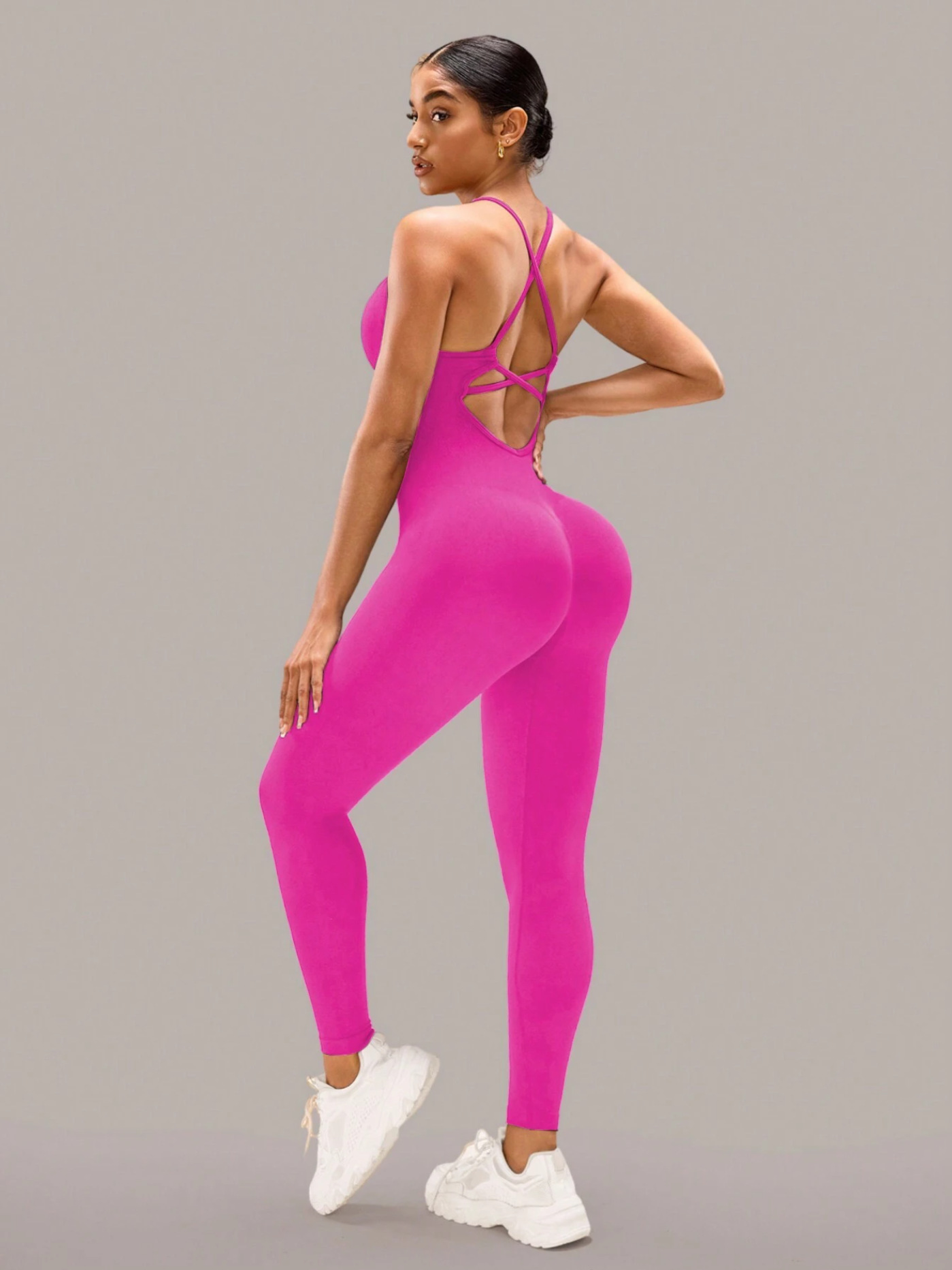 Nuevos pantalones largos roscados con almohadilla para el pecho, ropa deportiva sin costura, cuerpo a cuerpo, cuerpo a cuerpo, cuerpo a cuerpo, cuerpo a cuerpo