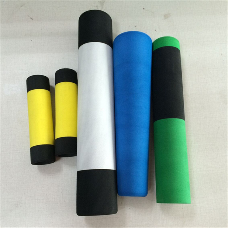 螺旋手把套海绵管套 nbr发泡管 橡塑彩色发泡管 EVA海绵把套厂家