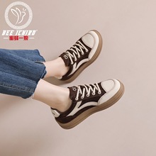 蜜蜂一狼旗舰店时尚复古百搭休闲单鞋女秋冬新款学生防滑运动板鞋