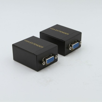 Удлинитель VGA на 60 м. Усилитель сигнала VGA к сети. Сетевой кабель к передатчику VGA.