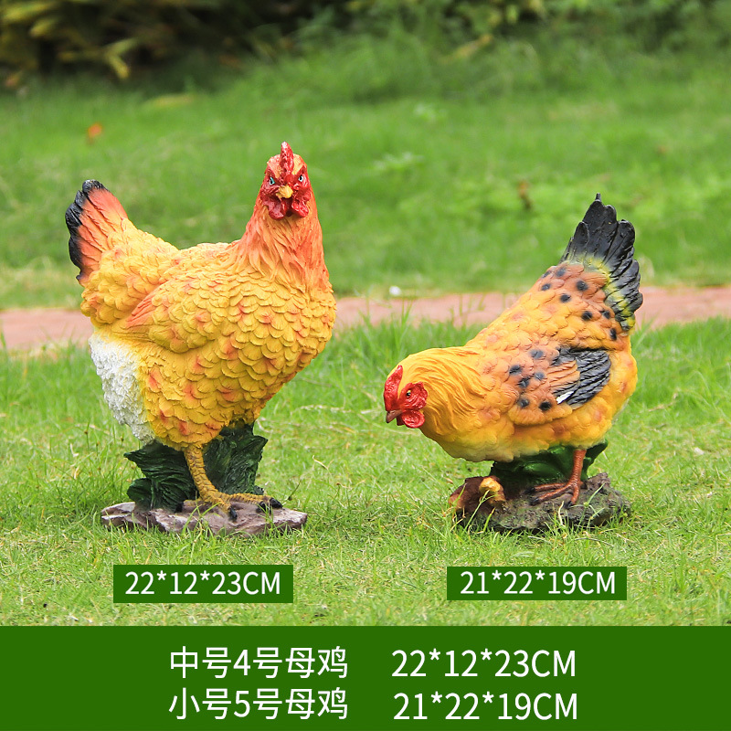 玻璃钢公鸡母鸡雕塑 thumbnail 23