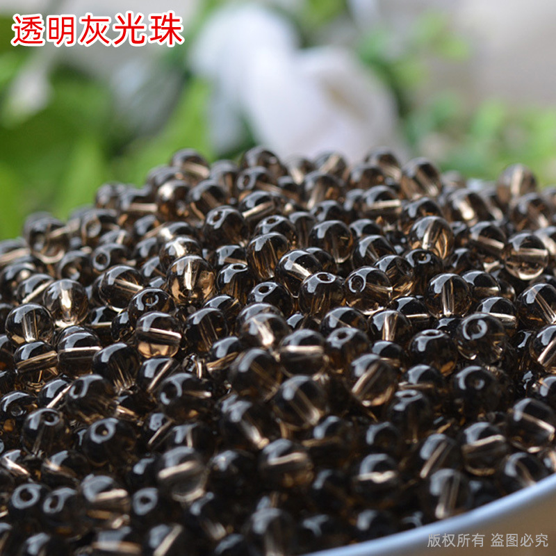 transparent glass beads