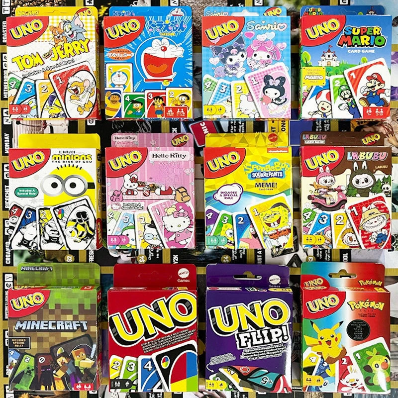 [Горячая распродажа в магазине] UNO Solitaire ins Sanrio Tom and Jerry KT Cat High-Looking Linkage Game Party