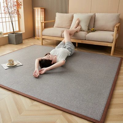 Mat, Bamboo Mat, Crawling Mat, Summer, Avtomobil döşəmə paspasları - gray-maternal-and-infant-gradethickened-and-encrypted-will-not-collapse-after-sleeping-for-a-long-time-60120cm