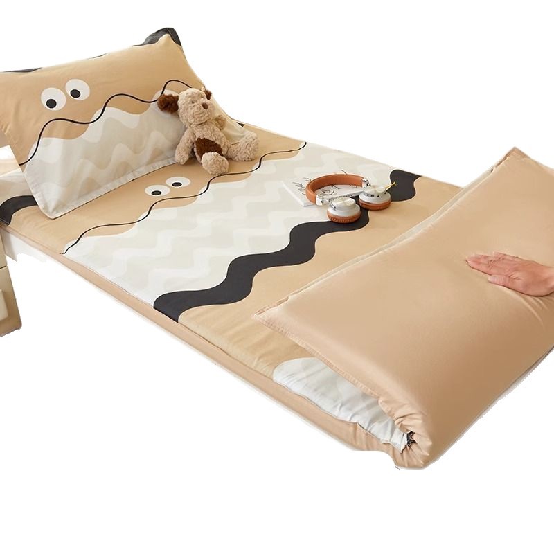 Dormitorio de estudiantes Cubierta de colchón de algodón Funda de edredón Cama individual 90x190 Funda de colchón de algodón Cubierta de protección de colchón todo incluido