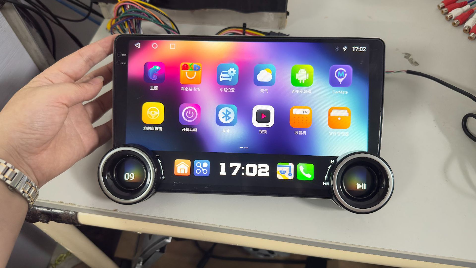 Car-mounted CARPLAY central control intelligent navigation 11.8inch navigation system GPS car navigation all-in-one device