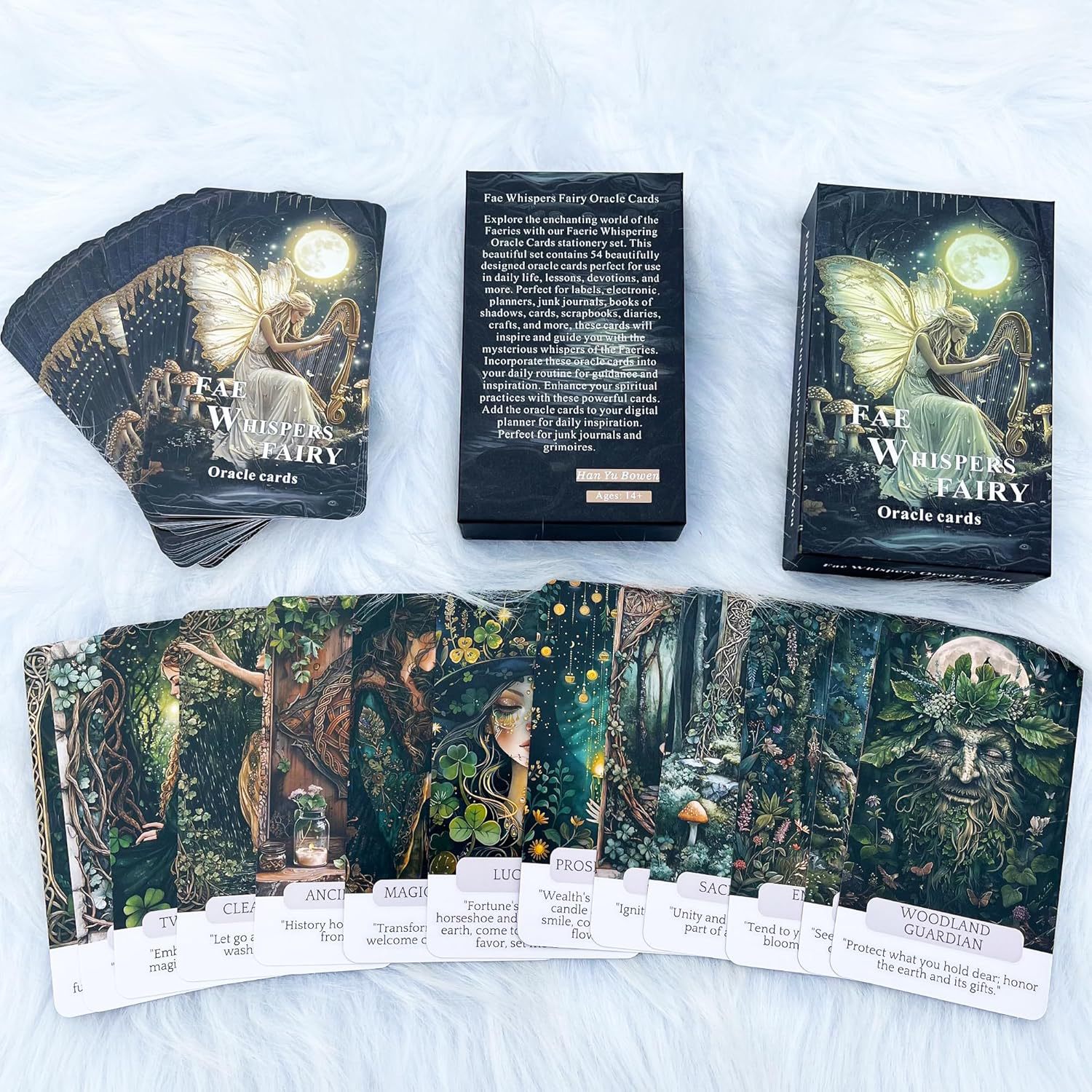 Carte dei tarocchi in inglese e gioco da tavolo fairy magic_voghion.com
