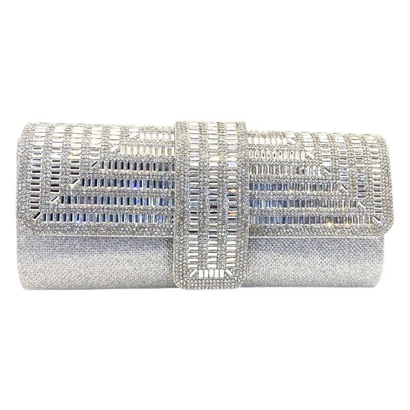 Nuevo Comercio exterior bolso de noche transfronterizo embrague bolso de las mujeres bolso de la cadena brillante bolso de noche de alto grado de embrague bolso de la boda