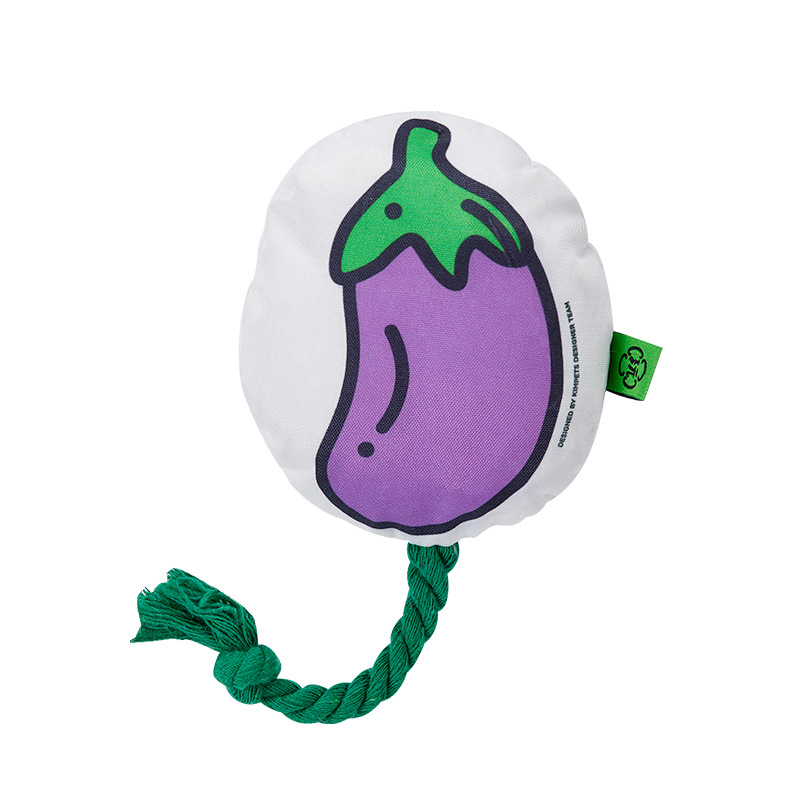 Serie de verduras creativas Tela para perros Juguetes de sonido