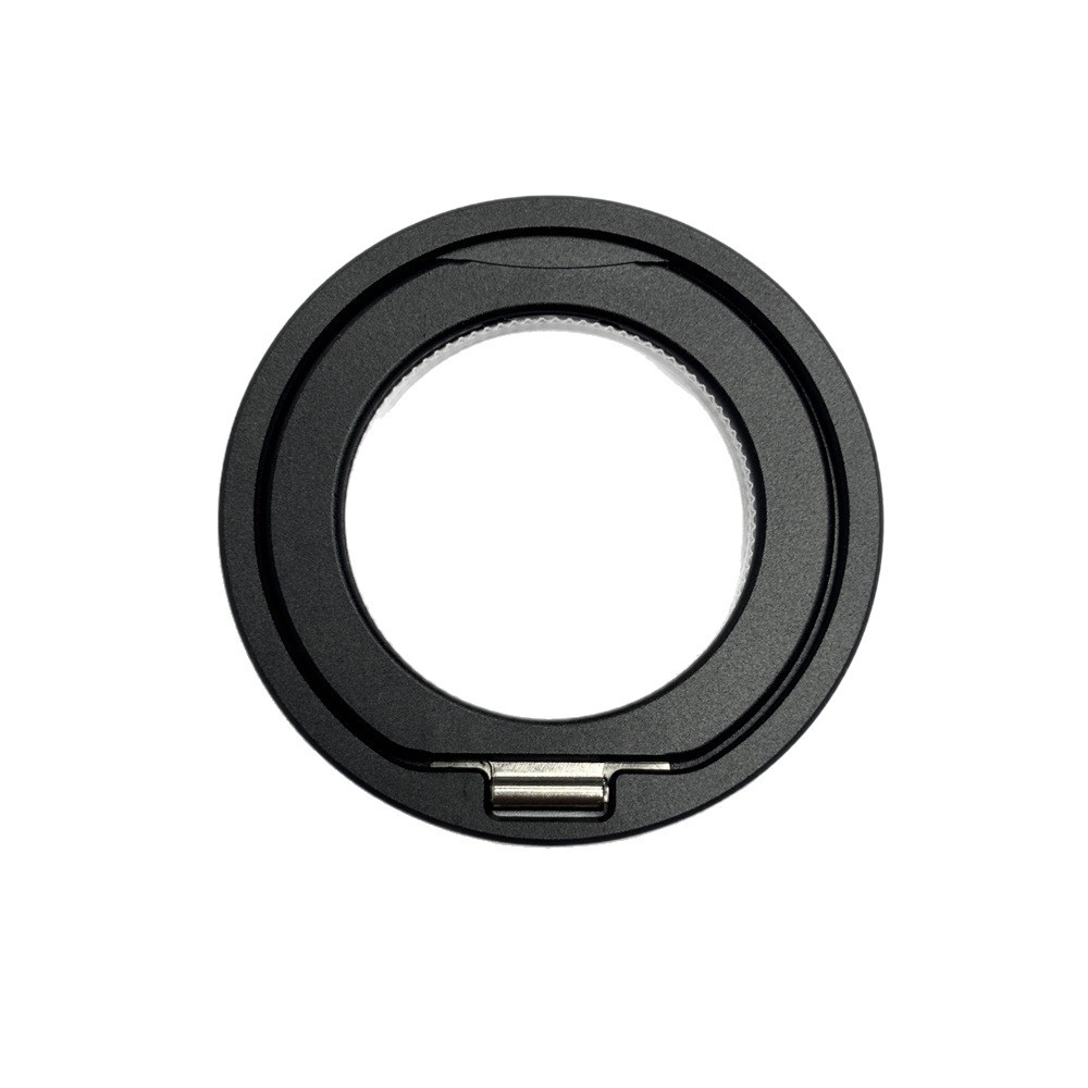 Q8-2 ultrafino de 2,4mm con sonido, hebilla de anillo giratoria 360, soporte para teléfono móvil, soporte perezoso de escritorio, hueco