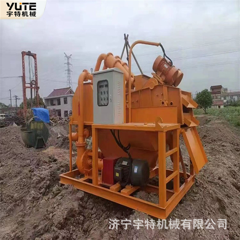 泥浆泥沙分离器沙场尾矿离心脱水净化处理设备打桩泥浆分离机