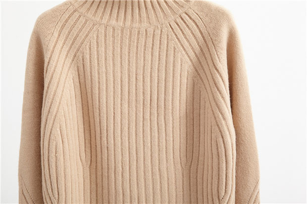Warm women's turtleneck sweater