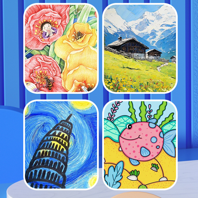 158 pinceles de astronautas 1 de junio día de los niños pinceles de papelería de pintura regalos set al por mayor