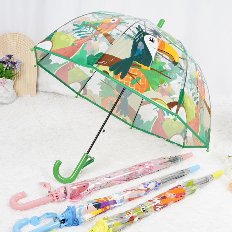 Children's safe cartoon umbrella with umbrella for kindergarten