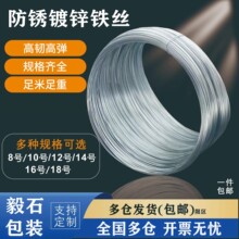 镀锌铁丝8/10/12/14/16/18号 厂家现货批发 手工家用捆绑固定铁丝