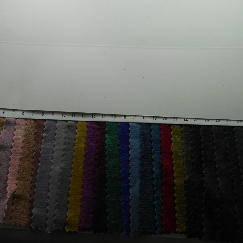 雪尼尔 双面拉毛绒 阳离子双色丝绒布 弹力沙发鞋材帽子服装面料