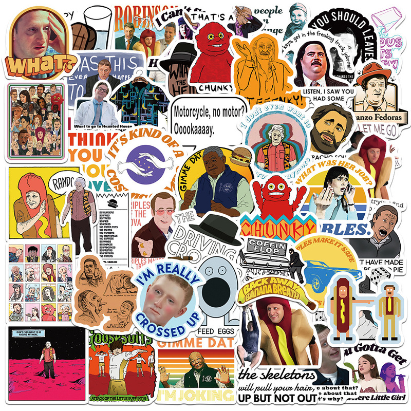 50 movie skits are not fast yet Amazon stickers luggage cups phablet waterproof DIY stickers