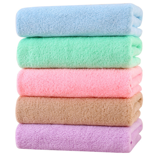 Manufacturer of Gaomi Coral Fleece Towels, Producing and Wholesaling Absorbent and Non- shedding Paper-wrapped Waist-sealed Gift Towels