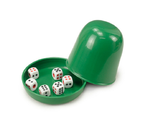 Dice mother dice cup set bar nightclub KTV sieve thickening combination with bottom bracket sieve cup shaker