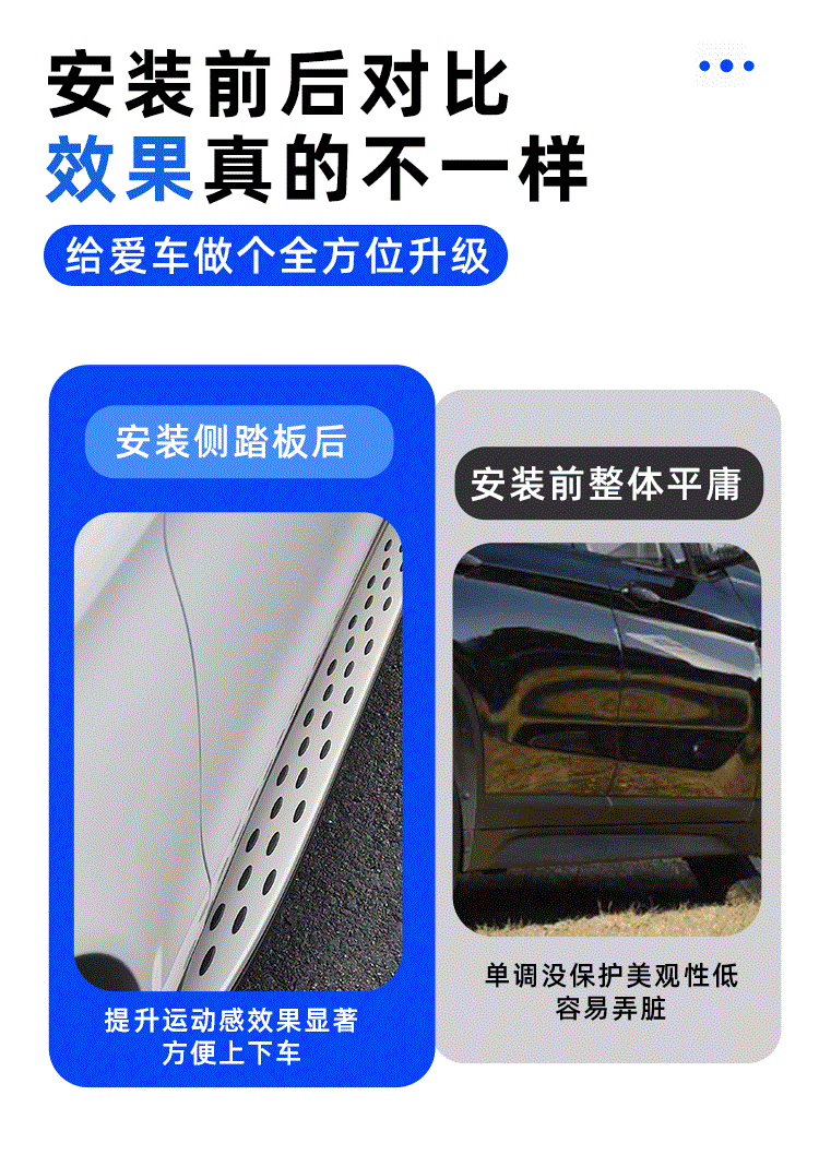 Cross-border export of 2015 Mercedes-Benz GLC side steps, original car style welcome foot steps