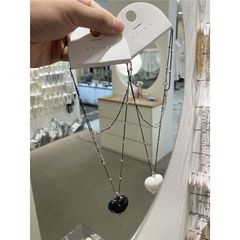 ロングネックレス韓国東大門レイナデザインパーソナライズされた誇張されたスタイルの大きな愛の超ロングセーターチェーン