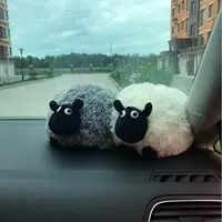 Автомобильный бамбуковый угольный мешок куклы овечий автомобиль активированный угольный мешок удаляет запах белый альпака новый декоративный украшения