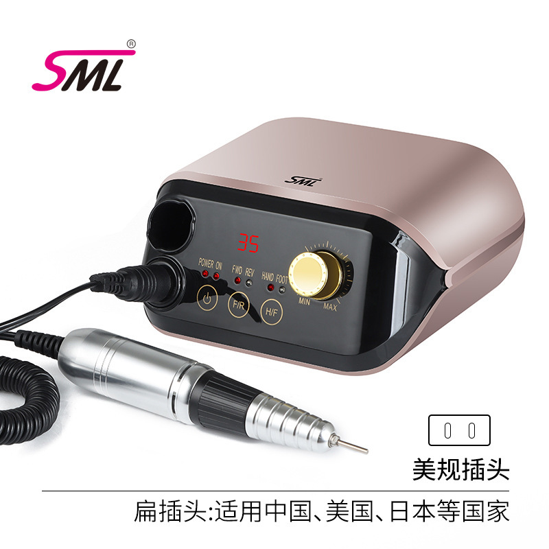 SMLM1 工場直販研磨機 65 ワットネイル研磨機研磨マニキュアリムーバーとフットペダルネイル研磨機|undefined