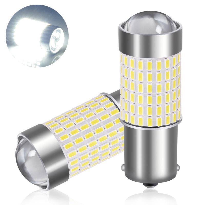 1156 automotive LED turn signal 3014-144 car lens tail light high brightness daytime running light bulb