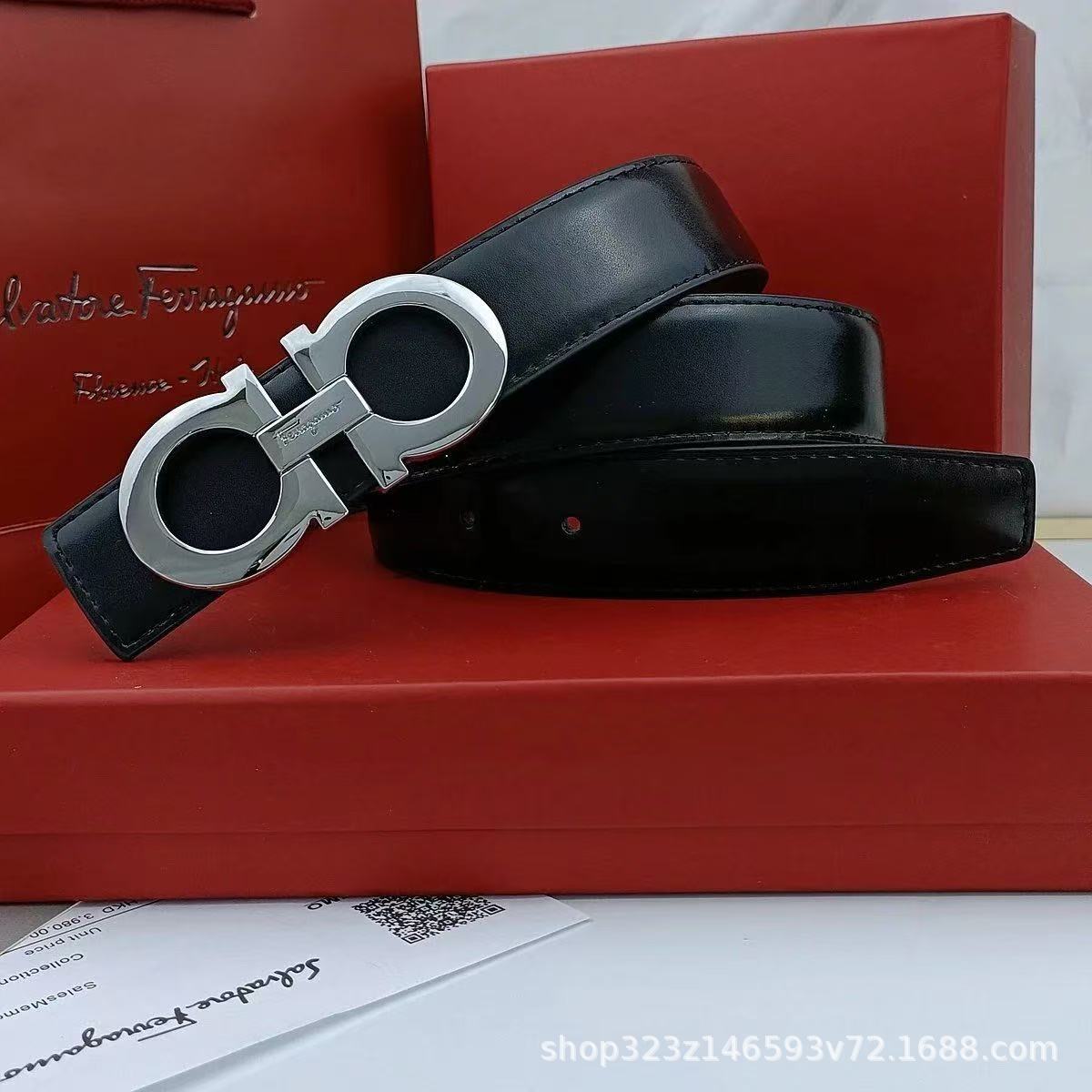 Plain silver buckle [hanging buckle-gift box] / 105cm