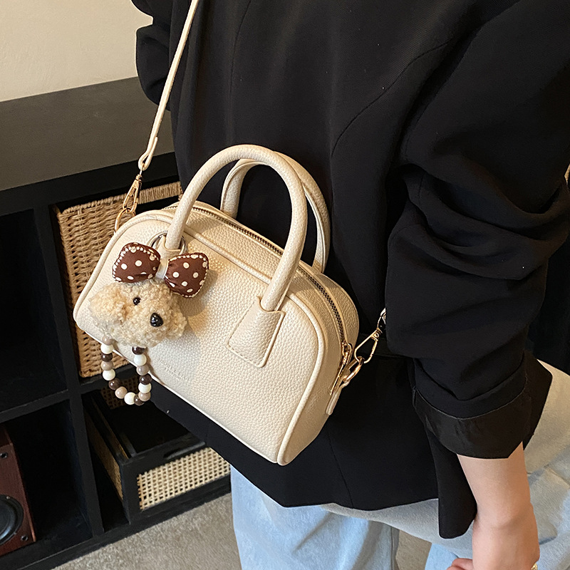 Niche Zhong bolso de almohada portátil para mujeres 2026 nuevo bolso de hombro bolso coreano bolso conchas de litchi