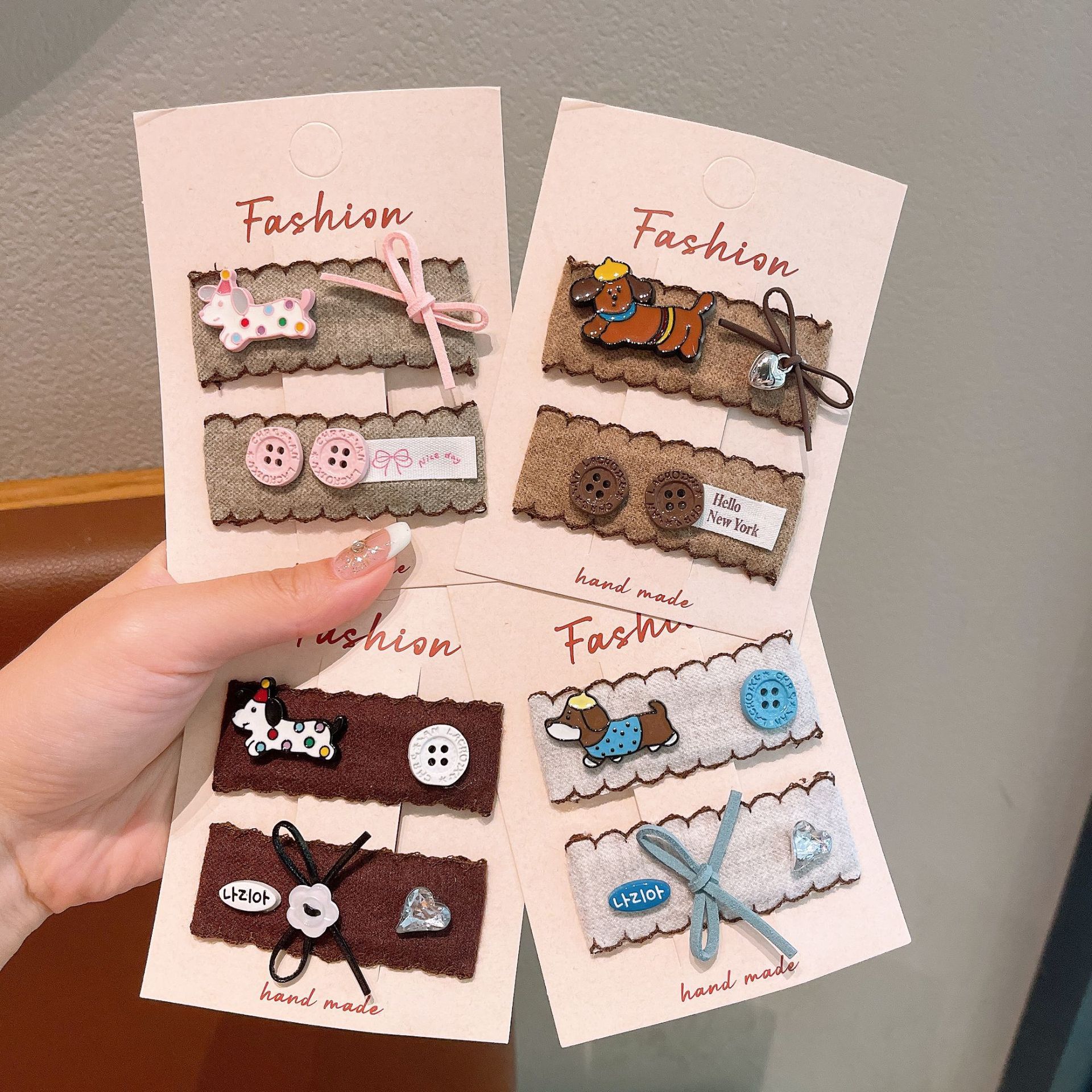 Mickey Series New Cute Hairpin Bb Clip Exquisite Korean Hair Band Hair Rope Xiaohongshu Same Style Hair Accessories Headdress for Women